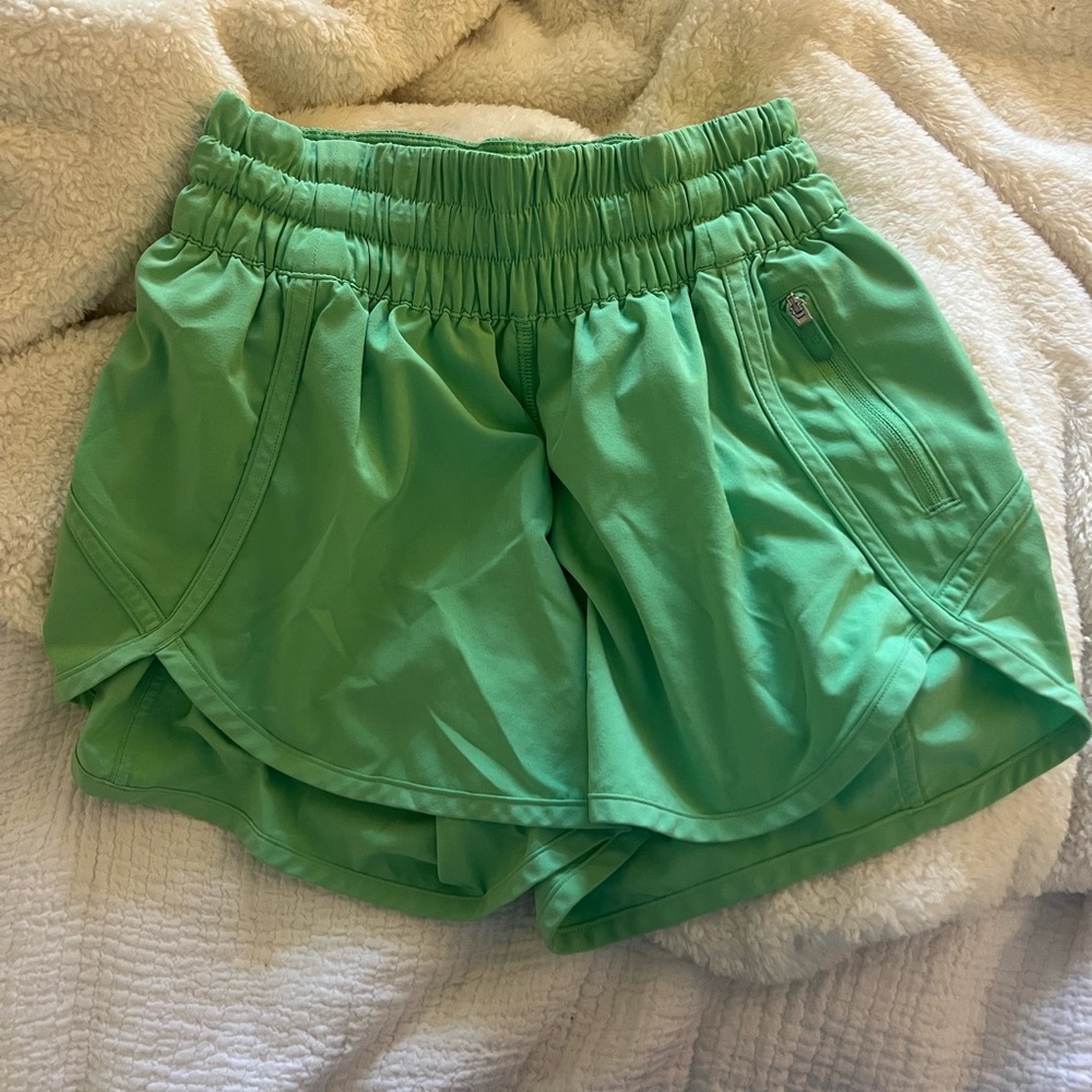 Lululemon Athletica Green Athletic Shorts